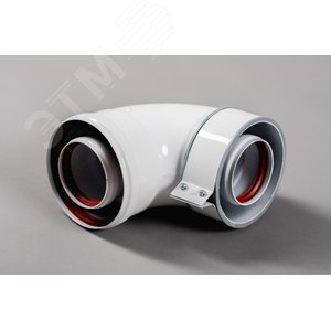 Отвод 90 град. коаксиальный начальный d 60-100 мм для всех котлов BAXI кроме ECO Classic / ECO Nova - BAXI