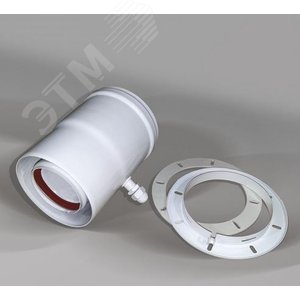 Адаптер начальный вертикальный коаксиальный       d60/100 мм с коненсатоотводчиком для котлов ECO   Classic / ECO Nova - BAXI