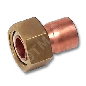 Муфта нак. гай. пайка медь 22х1/2 ВР, модель 5240g - Sanha