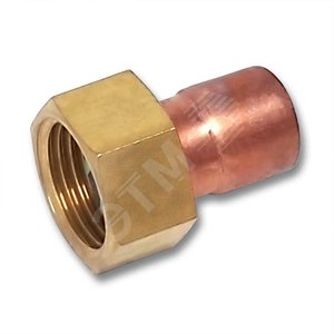 Муфта нак. гай. пайка медь 15x1/2 ВР, модель 5359g - Sanha