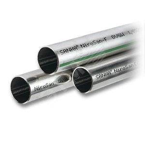 Труба нерж NiroSan ECO 9600 22x0.7, штанга 6 метров - Sanha