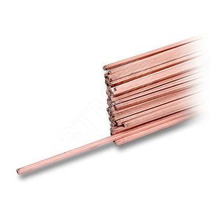 Припой твердый в штангах 2 мм L-CuP6, коробка 1 кг, 2мм модель 4939 (84939) - Sanha