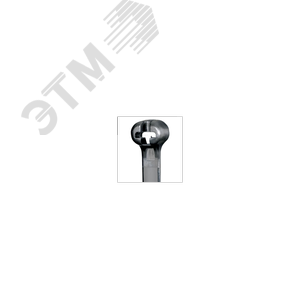Стяжка BT2I-M30 Кабельная  Dome-Top с металлическим зубцом Barb Ty, 203 х (BT2I-M30) - Panduit