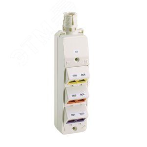 Коробка CM6PBL для 6 модулей Mini-Com®, черная (CM6PBL) - Panduit