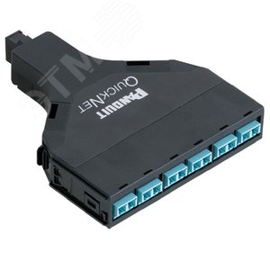 Кассета FQXN-12-10AF волоконно-оптическая QN SFQ, 6 дуплексных LC адаптеров (FQXN-12-10AF) - Panduit