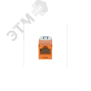 Модуль CJ6X88TGOR  Mini-Com RJ45 TX6A 10Gig, UTP T568A/B (оранжевый) (CJ6X88TGOR) - Panduit