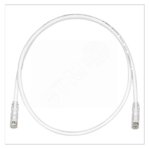 Патч-корд UTPCH2MY TX5e UTP 2 м белый - Panduit