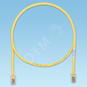 Патч-корд UTPCH1MYLY TX5e UTP Cat.5e 1мжелтый - Panduit
