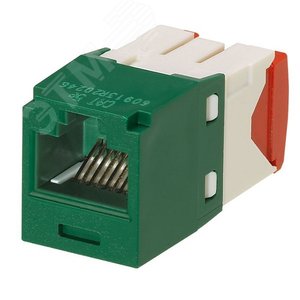 Модуль CJ5E88TGGR  Mini-Com RJ45 TX5e, UTP Т568A/B Enhanced (зеленый) (CJ5E88TGGR) - Panduit