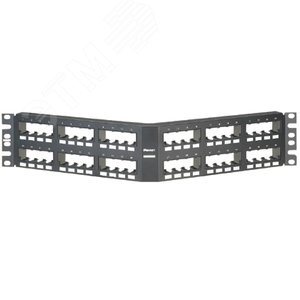 Патч-панель CPPA48FMWBLY Угловая модульная  Mini-Com 19 для скрытого монт (CPPA48FMWBLY) - Panduit
