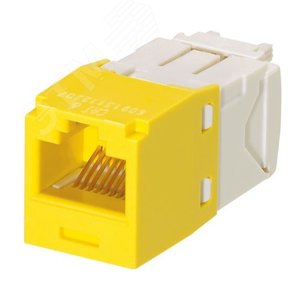 Модуль CJ688TGYL  Mini-Com RJ45 TX6 PLUS, UTP Т568A/B Enhanced (желтый) (CJ688TGYL) - Panduit