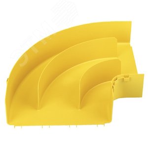 Угол FRRA12X4YL горизонтальный правый, с разделителями, 300x100, FiberRunne (FRRA12X4YL) - Panduit