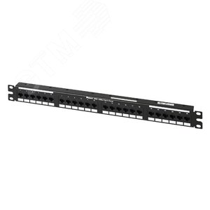 Патч-панель DP246X88TGY DP6 10Гбит, категория 6А, 24 порта RJ45 (8P8C), 1U (DP246X88TGY) - Panduit