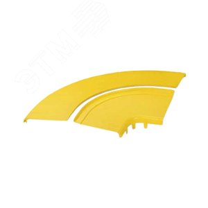 Крышка FRRASC12YL двухсекционная для горизонтального правого угла FiberRunn (FRRASC12YL) - Panduit