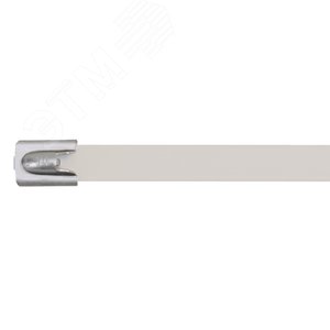 Стяжка MLTFC4H-LP316WH стальная неразъемная кабельная PAN-STEEL™с металличе (MLTFC4H-LP316WH) - Panduit