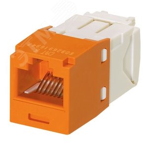 Модуль CJ688TGOR  Mini-Com RJ45 TX6 PLUS, UTP Т568A/B Enhanced (оранжевый) (CJ688TGOR) - Panduit