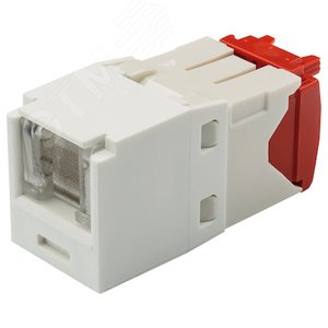 Модуль CJH5E88TGAW Универсальный  Mini-Com с пружинной шторкой, медный, не (CJH5E88TGAW) - Panduit