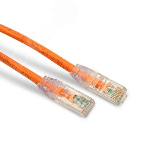 Патч-корд UTPSP3MORY  TX6 PLUS UTP, Cat.6, с модульными разъёмами TX6 PLUS (UTPSP3MORY) - Panduit