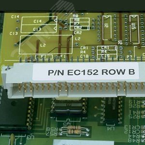 Наклейка C252X030FJJ белая из полиолефина для 4 портов Mini-Com®™, размеры: (C252X030FJJ) - Panduit