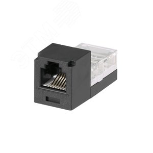 Модуль CJ66BLY  Mini-Com RJ12 (6P6C) кат. 3, неэкранированный (черный (CJ66BLY) - Panduit