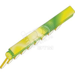 Перемычка PCMS 12П желто-зеленая (ENT1SNA205534R2500) - TE Connectivity (Enterlec,Tyco)