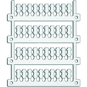Маркировка MG-TDM-01 40140 (4x12 YE), 4х12 мм, прямой монтаж на проводник ? 1,6–3,25 мм, сечением 0,