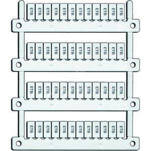 Маркировка MG-CPM-13 41740 (5X12 YE) для клемм серии SNK, чистая, желтая, 56 маркеров 5х12 мм в карте, 1960 маркеров в упаковке (1SNB041740R0512) - TE Connectivity (Enterlec,Tyco)