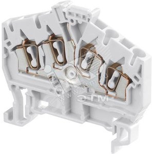Клемма  D2,5/5.I 4L пружины 2.5mм.кв серая - TE Connectivity ОУЭО