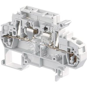 Клемма пружинная D2.5/8.SFT.2L 2.5мм.кв. (ENT1SNA290092R2700) - TE Connectivity (Enterlec,Tyco)