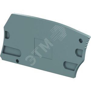 Изолятор торц., ES6-4S, для винтовых клемм ZS6-4S, ZS6-4S-PE, ZS6-S-4S-T2, ZS4-PE-R2 - TE Connectivity ОУЭО