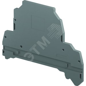 Изолятор торц., ES4-D2-SF1, для 2-х уровневых клемм ZS4-D2-SF1.., с держателем предохранителя - TE Connectivity ОУЭО
