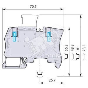 Клемма держ.вилки ZS4-SP-T2-R1 - TE Connectivity ОУЭО