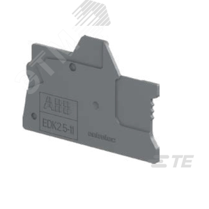Изолятор торцевой EDK2.5-11 - TE Connectivity ОУЭО