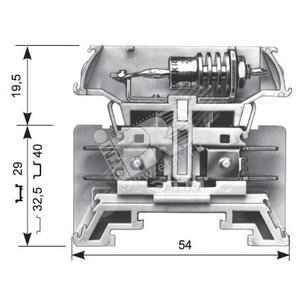 Клемма quick-connect HD6/14.SDH.2 (ENT1SNA162972R2000) - TE Connectivity (Enterlec,Tyco)