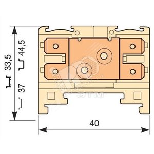 Клемма quick-connect HD6/8.2G.2G.1 (ENT1SNA160606R1400) - TE Connectivity (Enterlec,Tyco)