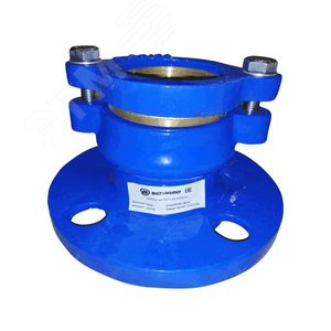 Муфта соединительная для ПЭ труб Ду 200 (Дн 200-200) Ру16 ПФРК-Е Чугун - Benarmo