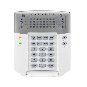 Клавиатура K32+ проводная 32-х зонная светодиодная для систем Spectra SP и Magelllan (K32+) - Paradox