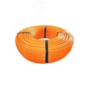 Труба PE-Xa/EVOH оранжевая Дн 16х2,0 Ру6 Тмакс=95C бухта 100м (033-2704) - РОС