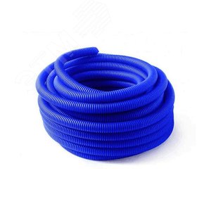 Шланг гофрированный PEX 25 мм синий (под 16 трубу) - РОС