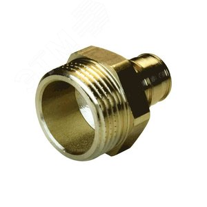 Муфта для PE-X латунь Дн 20х3/4‘ НР - РОС