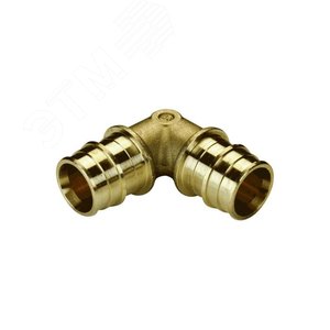 Угольник для PE-X латунь Дн 25х90гр (127-3745) - РОС