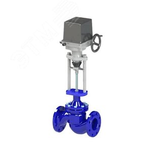 Клапан запорный чугунный 215A  125 Ру16 Тмакс 300С фланцевый с электроприводом ST2 21.5кН Regada сальниковый (215А125С01R) - Zetkama