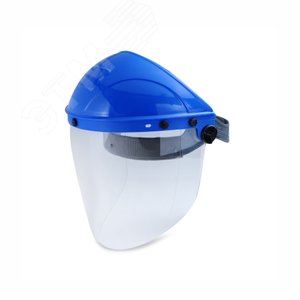 Щиток защитный лицевой НБТ1 Сфера ВИЗИОН (экран сферической формы с панорамным обзором из ударопрочного и термостойкого поликарбоната толщиной 2 мм со скошенной книзу формой для увеличения эргономики изделия, козырек увеличенного размера из удар (415540)