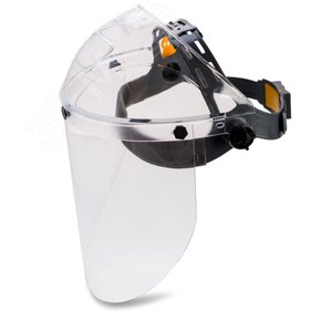 Щиток защитный лицевой НБТ3 ВИЗИОН classic TITAN (для работ у доменных, сталеплавильных и других промышленных печей, прозрачный козырек из ударопрочного и термостойкого материала STRONG, экран из ударопрочного и термостойкого поликарбоната 2 мм (434290)