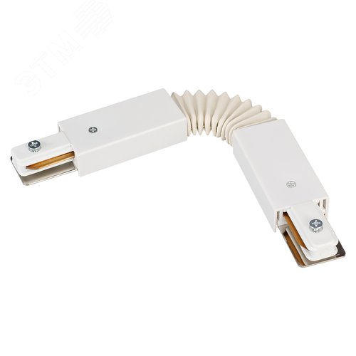 Коннектор гибкий LGD-2TR-CON-FLEX-WH (C) (ARL, IP20 Пластик, 3 года)