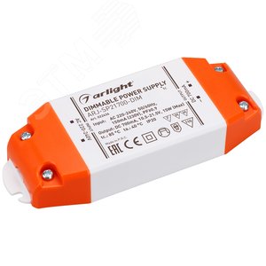 Блок питания ARJ-SP21700-DIM (15W, 700mA, PFC, Triac) (ARL, IP20 Пластик, 3 года) (022436) - Arlight