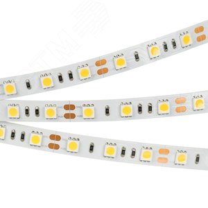 Лента RT2-5050-60-12V Warm White (300 LED) (NormaLED, 14.4 Вт/м, IP20) (014385) - Arlight
