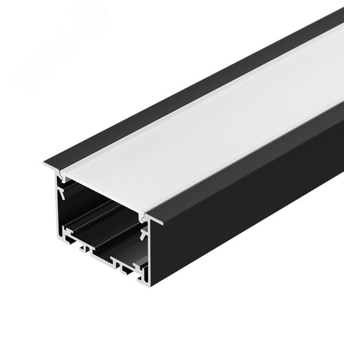Профиль S2-LINIA69-F-2500 SEAMLESS BLACK ( Алюминий) - Arlight