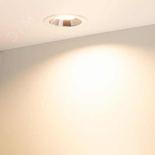 Светильник IM-STORM-R115-10W Day4000-MIX (WH, 80 deg, 230V) (IP20 металл, 3 года) - фото 2