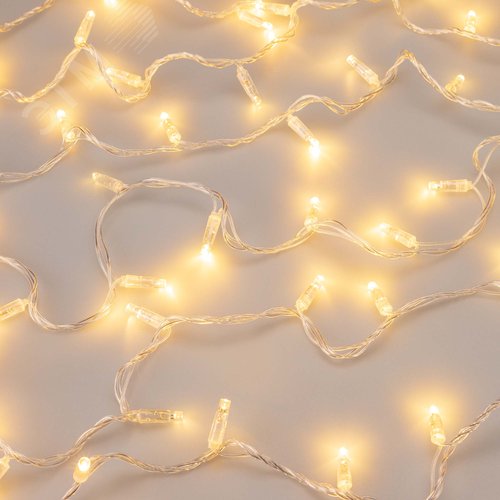 Гирлянда светодиодная декоративная ARD-STRING-CLASSIC-10000-CLEAR-100LED-FLASH Warm/Warm 230V, 7W ARDCL, IP65 - фото 2